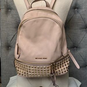 Michael kors studded backpack